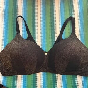 torrid Shimmery Black Wireless Bra